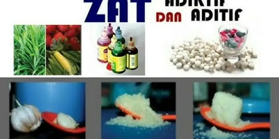 Apa yang dimaksud dengan zat adiktif berikan contohnya