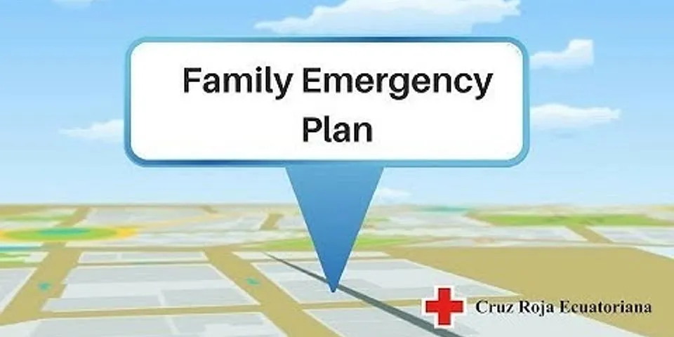 Apa yang dimaksud emergency plan