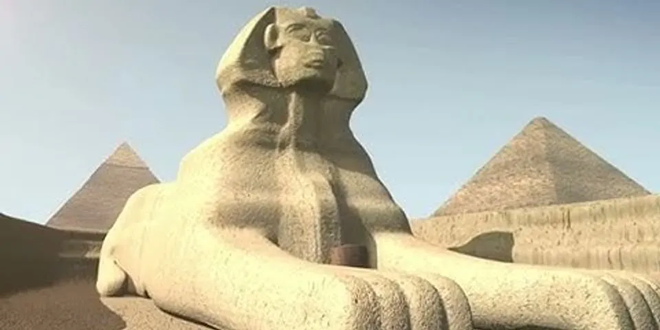 Apa yang dimaksud patung sphinx di negara Mesir?
