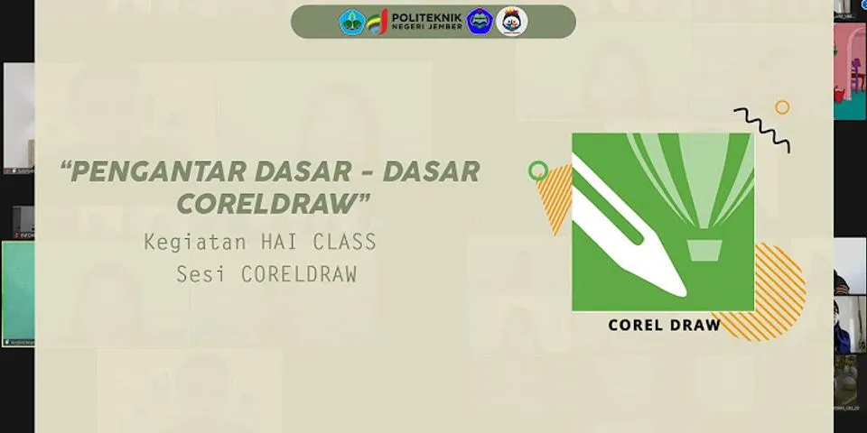 Apa yang kalian ketahui tentang aplikasi Corel draw