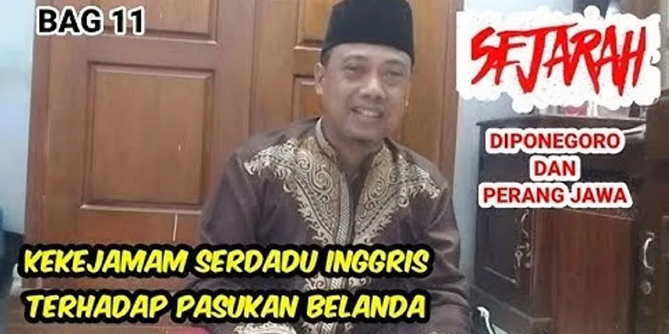 Apa yang kalian ketahui tentang Pangeran Diponegoro brainly?