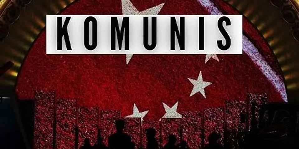 Apa yang menyebabkan pertentangan komunis dan non-komunis