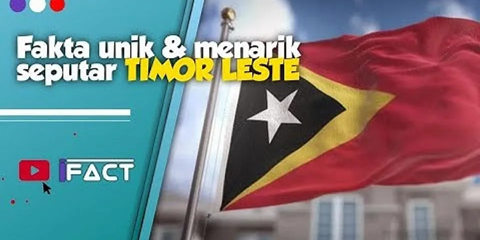Apa yang menyebabkan Timor Timur menjadi provinsi yang unik