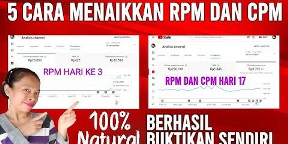 Apa yg dimaksud RPM dan bagaimana cara menentukan nilai RPM *?