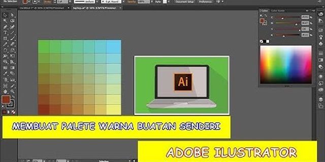 Apabila menghendaki warna hijau untuk membuat gambar ilustrasi maka