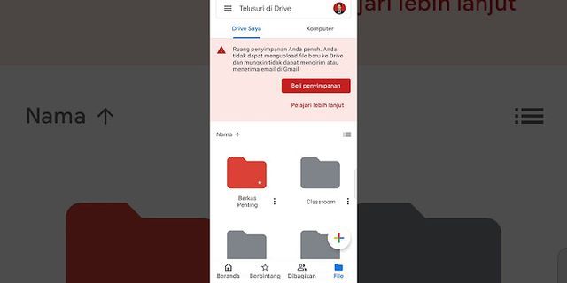 Apakah Google Drive bisa dilihat oleh orang lain?