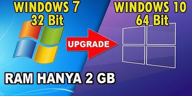 Apakah Windows 32 bit bisa di upgrade ke 64 bit?