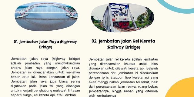 Apakah yang dimaksud konstruksi jalan dan jembatan jelaskan?