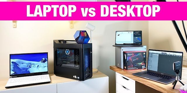 Are desktop and laptops the same?