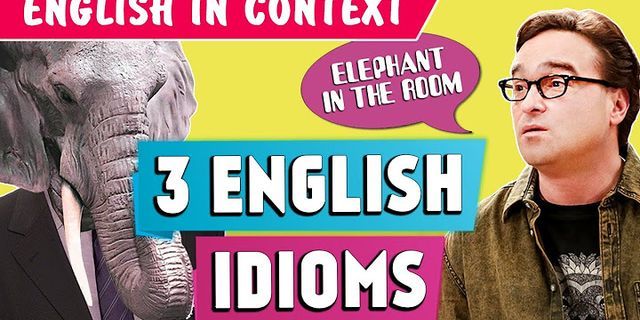 Bahasa inggris gajah