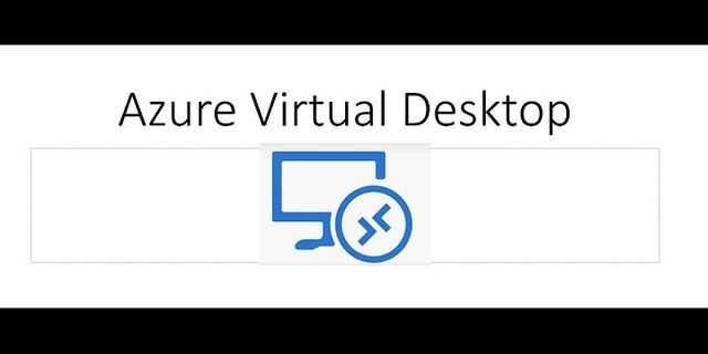 Azure Virtual Desktop diagram