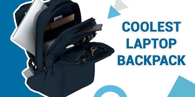 Backpack with separate laptop compartment