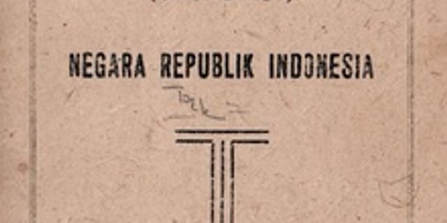 Bentuk negara indonesia pada periode konstitusi ris adalah