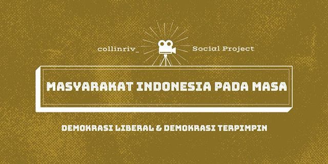 Bagaimana Kehidupan kebudayaan masyarakat Indonesia pada masa demokrasi terpimpin?