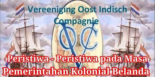 Bagaimana Kondisi Rakyat Pada Masa Pemerintahan Kolonial Pemerintahan ...