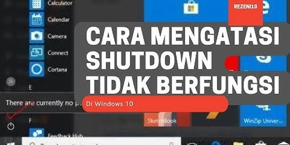 Bagaimana mematikan laptop jika tombol shutdown tidak berfungsi