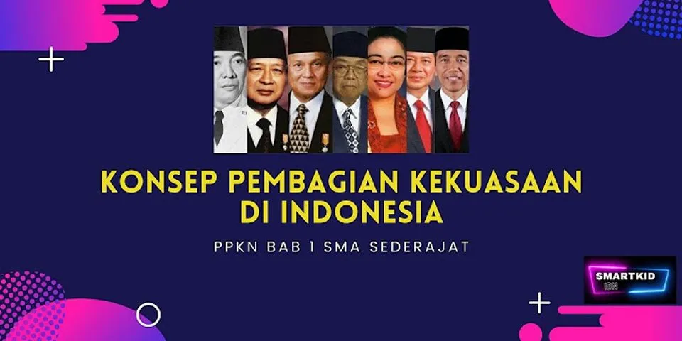 Bagaimana pembagian kekuasaan secara vertikal muncul di Indonesia?