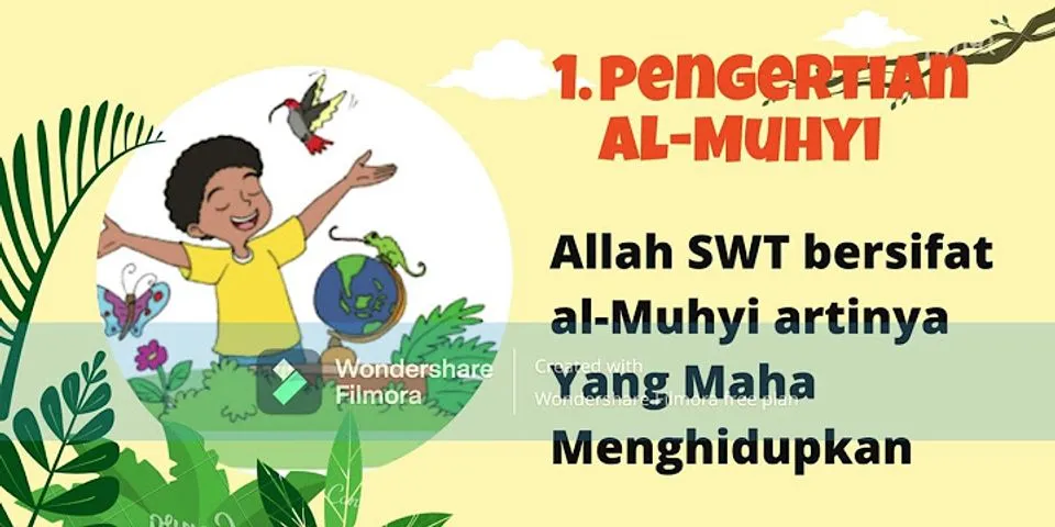 Bagaimana sikap muslim yang meneladani nama allah al muhyi