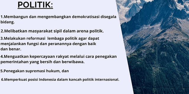 Bagaimanakah sikap selektif bangsa Indonesia terhadap perkembangan kemajuan IPTEK dalam bidang politik?
