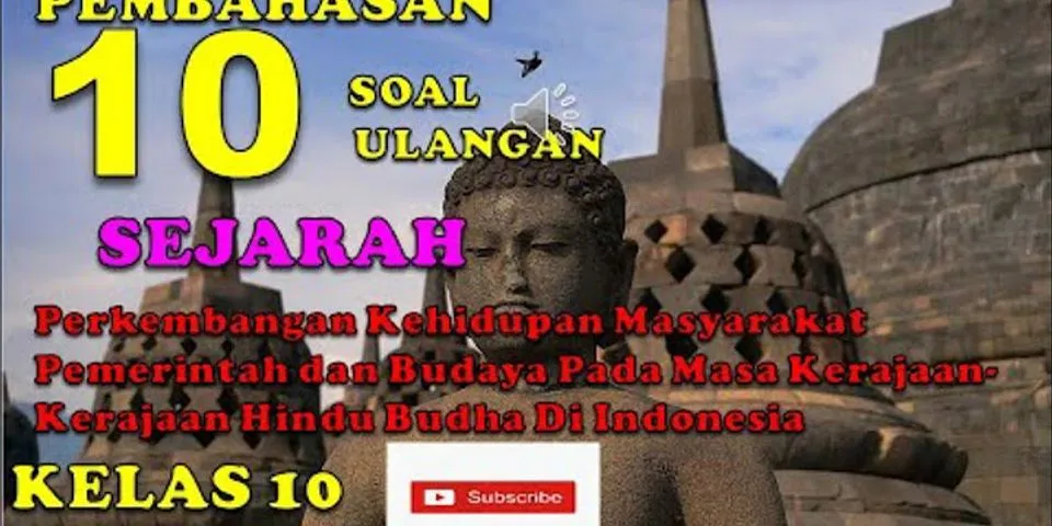 Bangsa apakah yang membawa masuk ajaran Hindu dan budha ke Indonesia