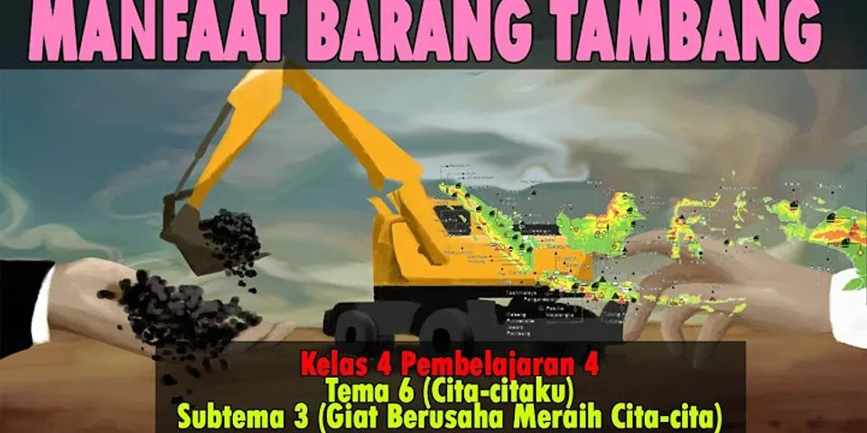 Barang tambang Apa saja yang tidak Dimiliki oleh daerah provinsi Sumatera Selatan