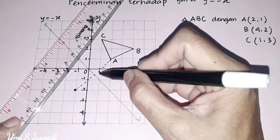 Bayangan kurva 3x 2y + 5 = 0 terhadap garis y = x adalah