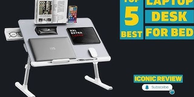Bed desk for laptop