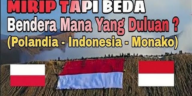 beda bendera monaco dan indonesia