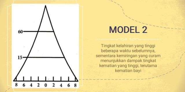 Bentuk piramida penduduk yang paling cocok dengan kondisi kependudukan di Indonesia adalah