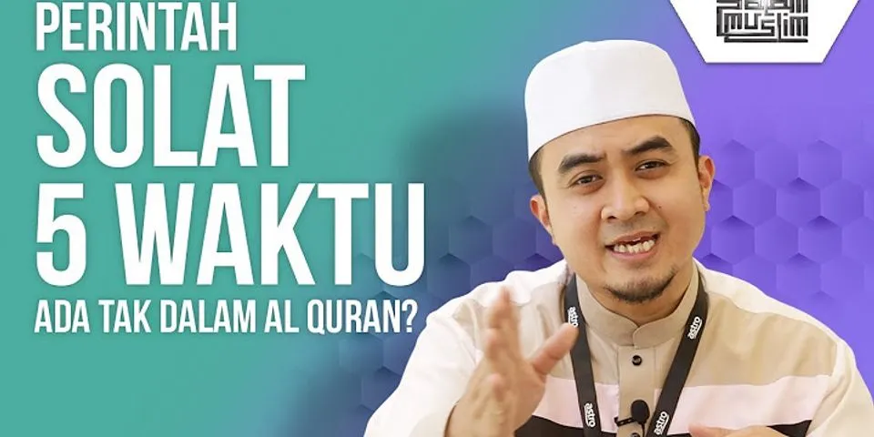 Berapa kali lafadz solat disebut dalam alqur'an