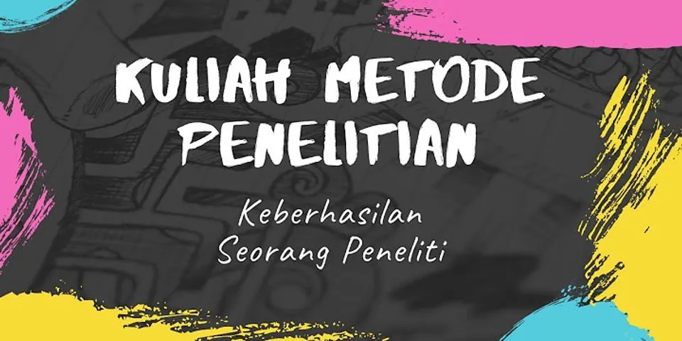 Berikut adalah sifat yang harus dimiliki seorang peneliti kecuali