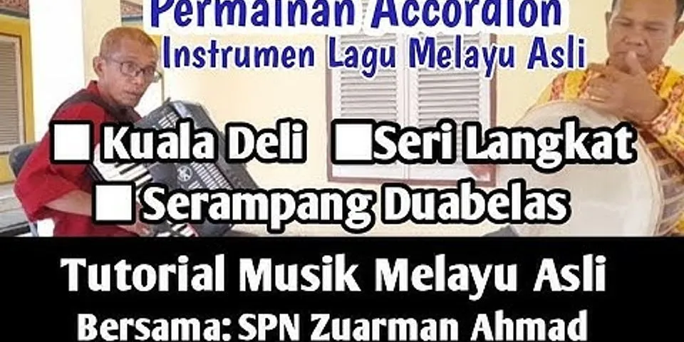 Berikut ini alat musik yang paling dominan pada musik Melayu,kecuali