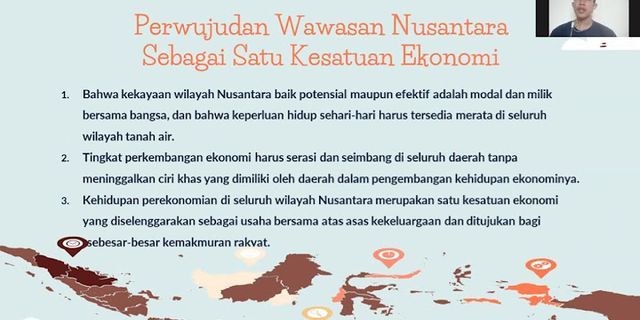 Penyebutan wawasan nusantara untuk wawasan nasional indonesia karena