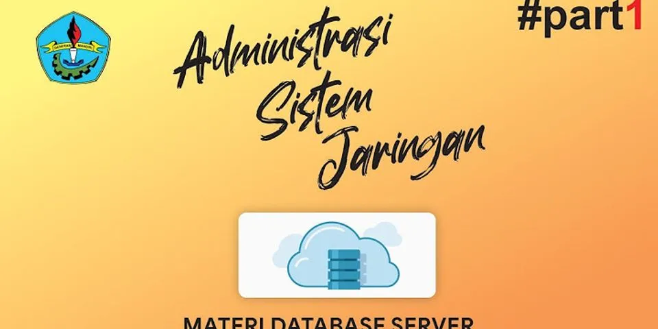 Berikut yang merupakan jenis jenis software database server adalah