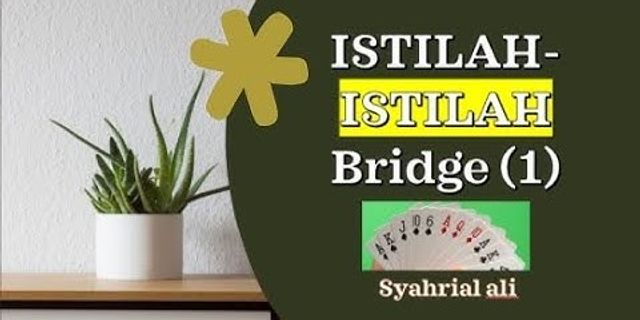 bridge artinya dalam bahasa indonesia