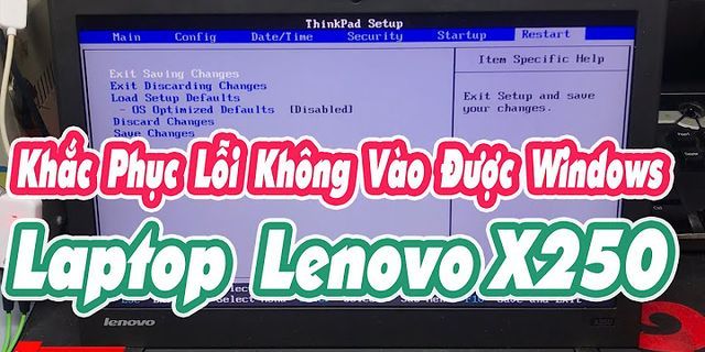 Các lỗi thường gặp của laptop Lenovo