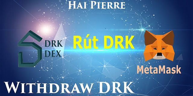 Cách bán DRK từ ví Metamask