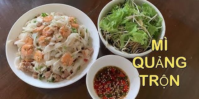 Cách bảo quản sợi mì Quảng