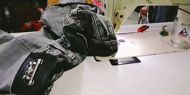 cách cắt quần jean dài thành ngắn