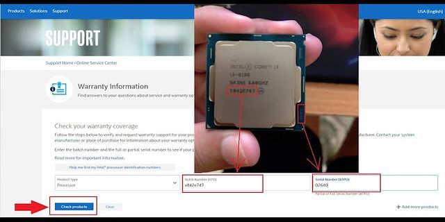 Cách check CPU Intel