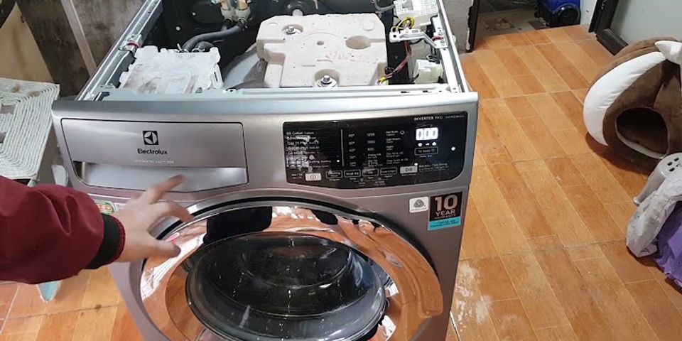 Cách check mã lỗi máy giặt electrolux