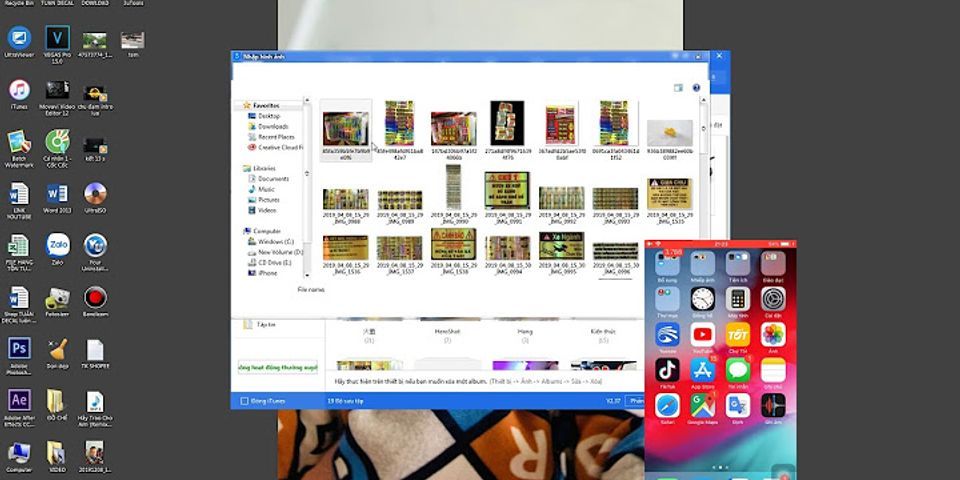 Cách chép hình từ máy tính sang iphone bang itunes