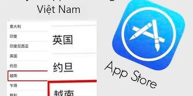 Cách chính app store từ tiếng Trung sang tiếng Việt