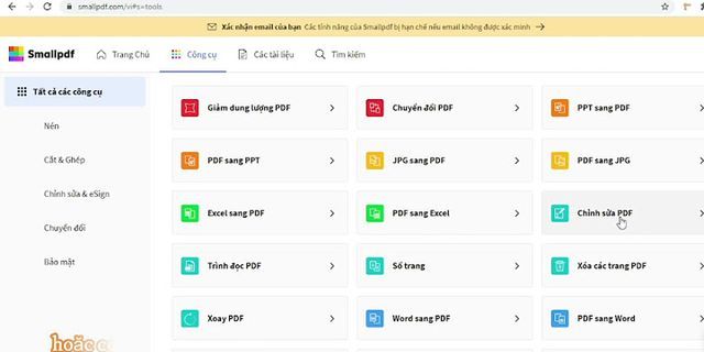 Cách chỉnh lề file PDF