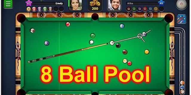 Cách chơi 8 Ball Pool với bạn bè