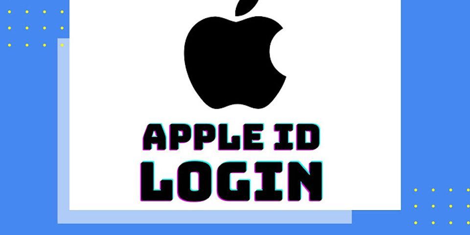 Cách đăng nhập id apple trên máy tính