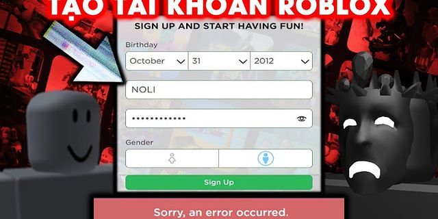 Cách đăng nhập ROBLOX trên điện thoại iPhone