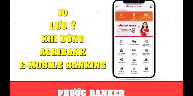 Cách đăng xuất e-mobile banking