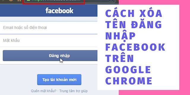 Cách đăng xuất Facebook trên Google Chrome