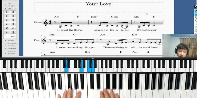 Cách đệm hợp âm piano